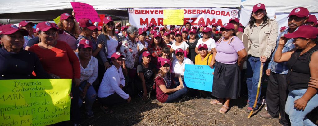 Nuestros cañeros, nuestra gente, es la prioridad de este gobierno: Mara Lezama