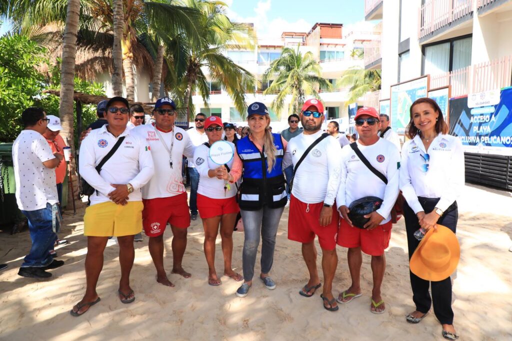 Lili Campos inició la construcción de la segunda playa inclusiva