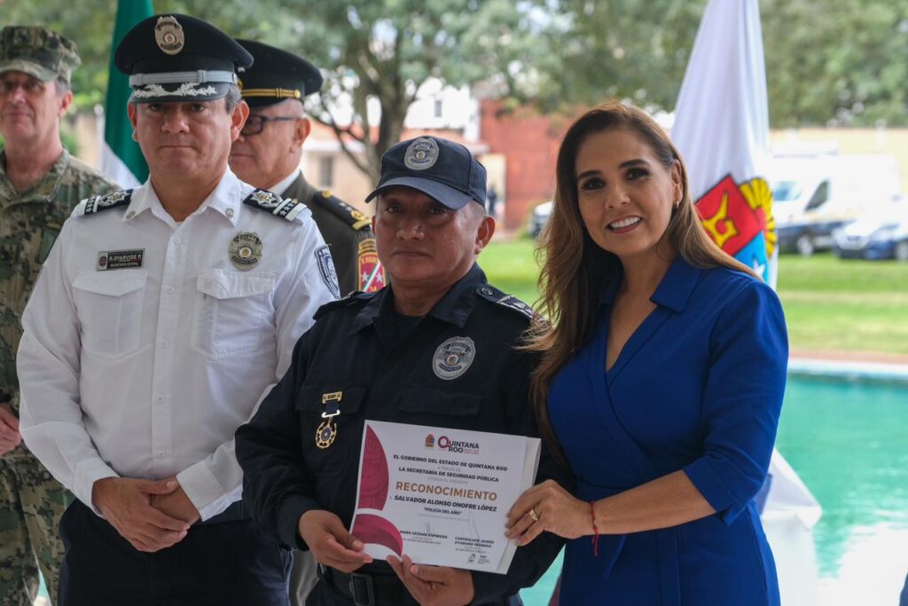 Profesionalismo y compromiso de la policía para los quintanarroenses, instruye Mara Lezama