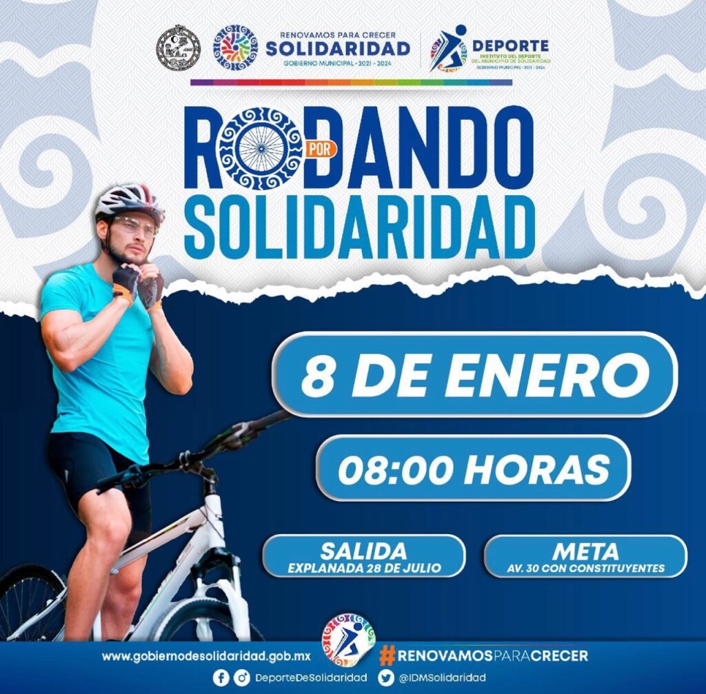 Se reactiva rodando por Solidaridad en este 2023