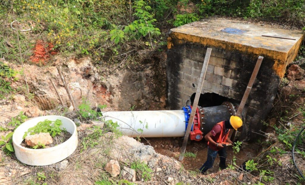 Constata y supervisa Lili Campos obras de Aguakan