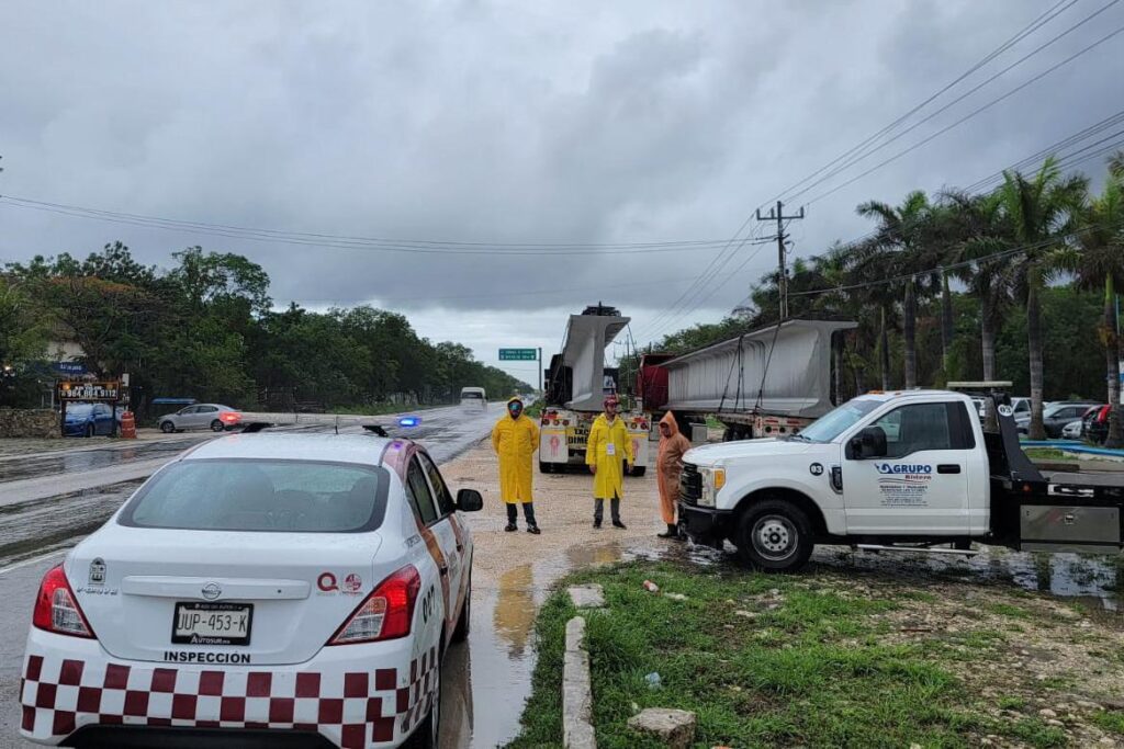 Activa IMOVEQROO Operativo Tormenta en Quintana Roo
