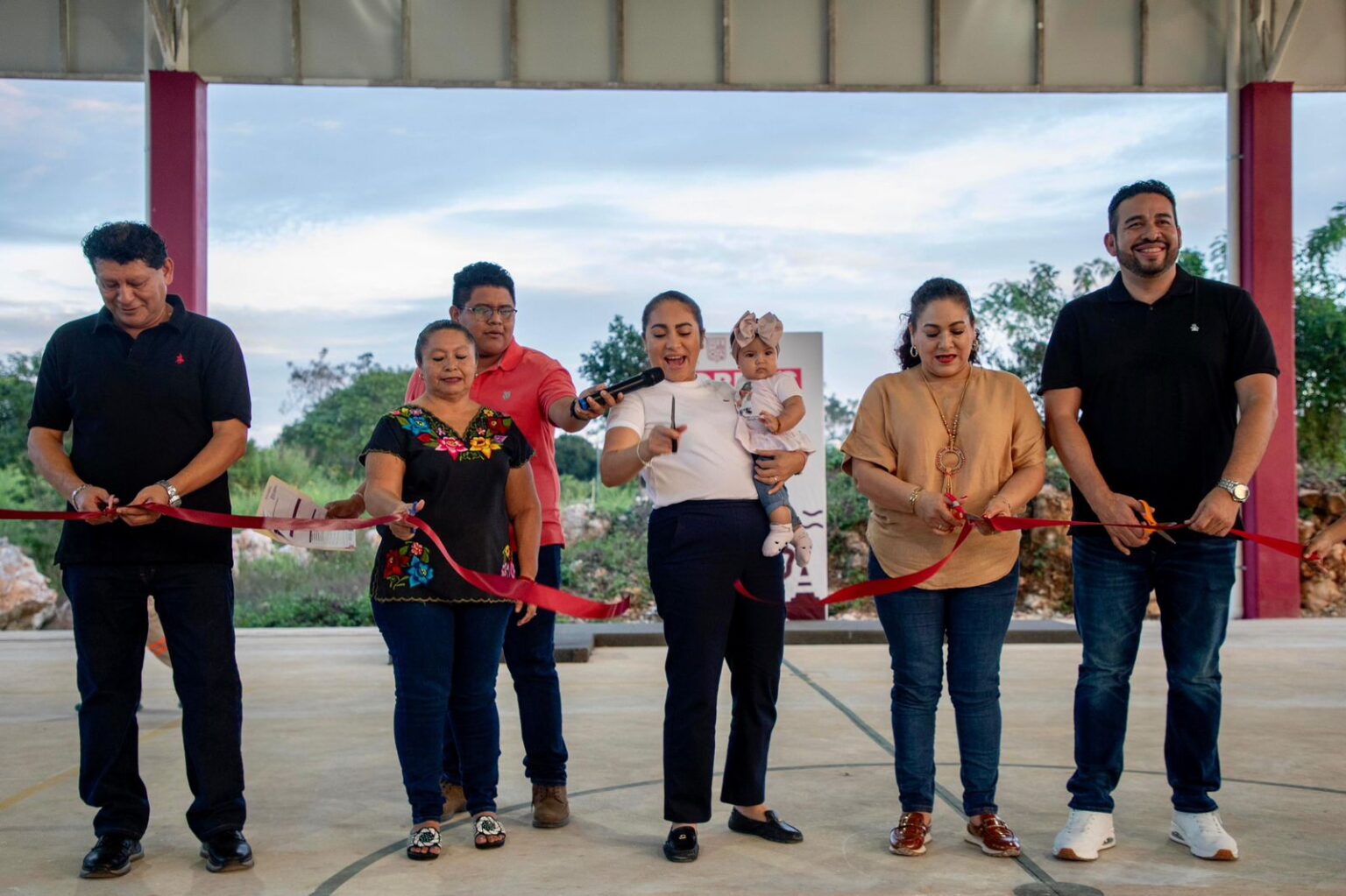 Inauguración del domo en la colonia Lázaro Cárdenas: un nuevo espacio para las familias carrilloportenses