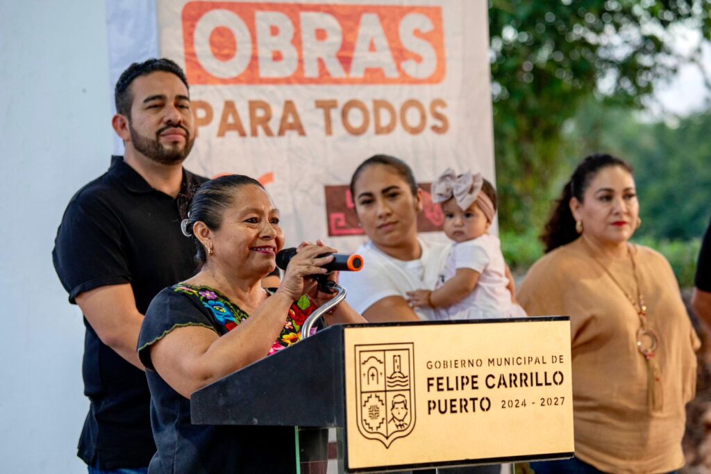 Inauguración del domo en la colonia Lázaro Cárdenas: un nuevo espacio para las familias carrilloportenses