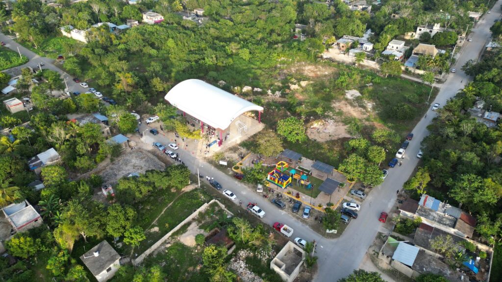 Inauguración del domo en la colonia Lázaro Cárdenas: un nuevo espacio para las familias carrilloportenses