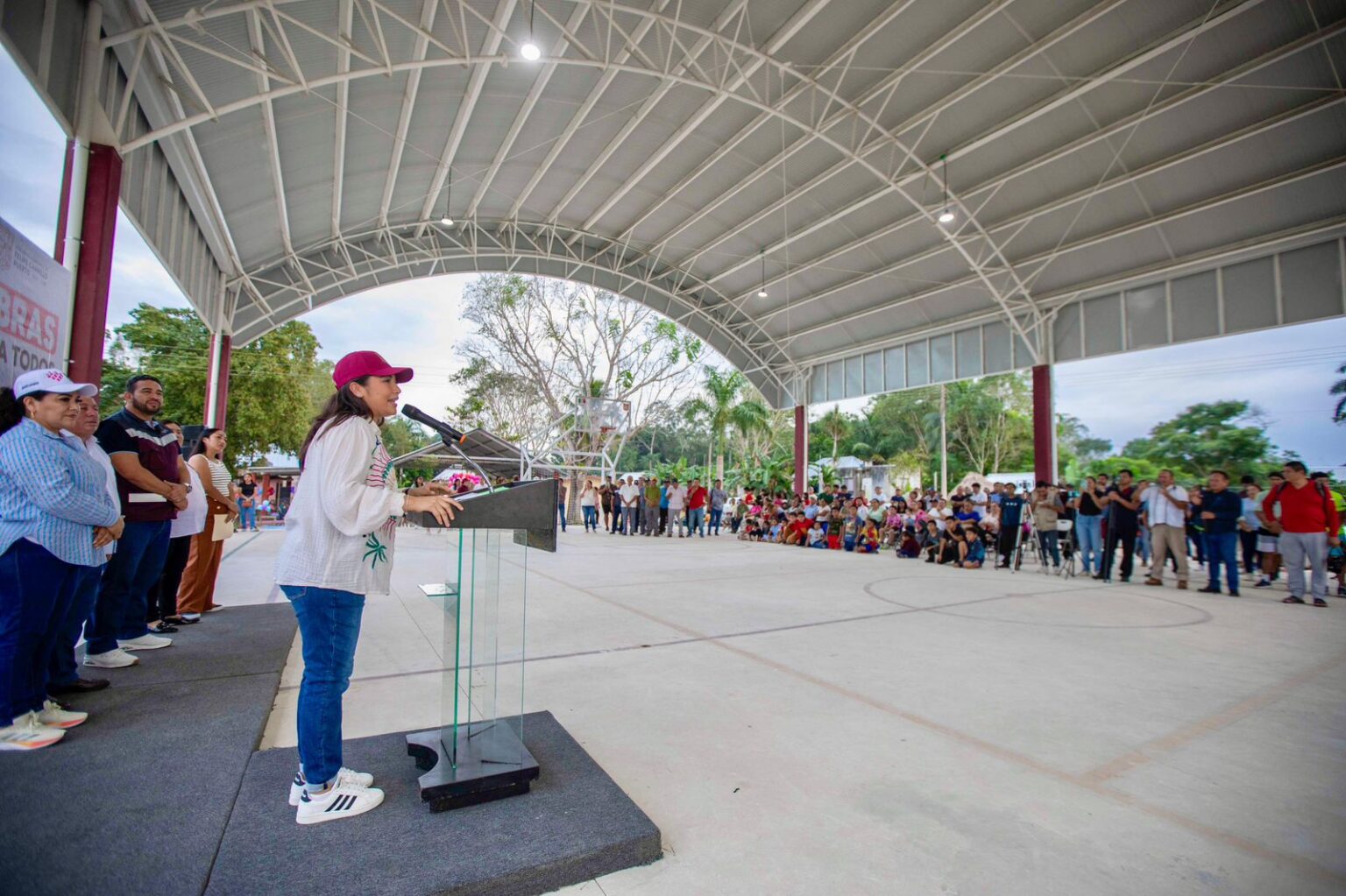 Reforma Agraria celebra la inauguración del nuevo domo multideportivo