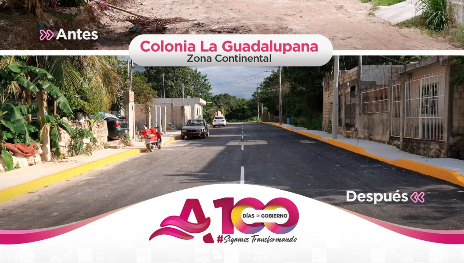 Atenea Gómez Ricalde transforma la calidad de vida de las familias de la colonia La Guadalupana en Ciudad Mujeres