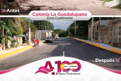 Atenea Gómez Ricalde transforma la calidad de vida de las familias de la colonia La Guadalupana en Ciudad Mujeres