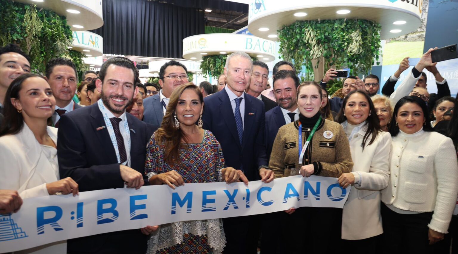Participa Atenea Gómez Ricalde en el corte de listón del Pabellón del Caribe Mexicano para proyectar al mundo Isla Mujeres y Costa Mujeres