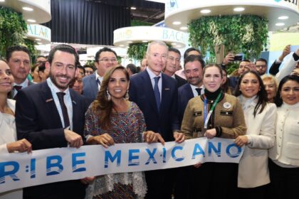 Participa Atenea Gómez Ricalde en el corte de listón del Pabellón del Caribe Mexicano para proyectar al mundo Isla Mujeres y Costa Mujeres