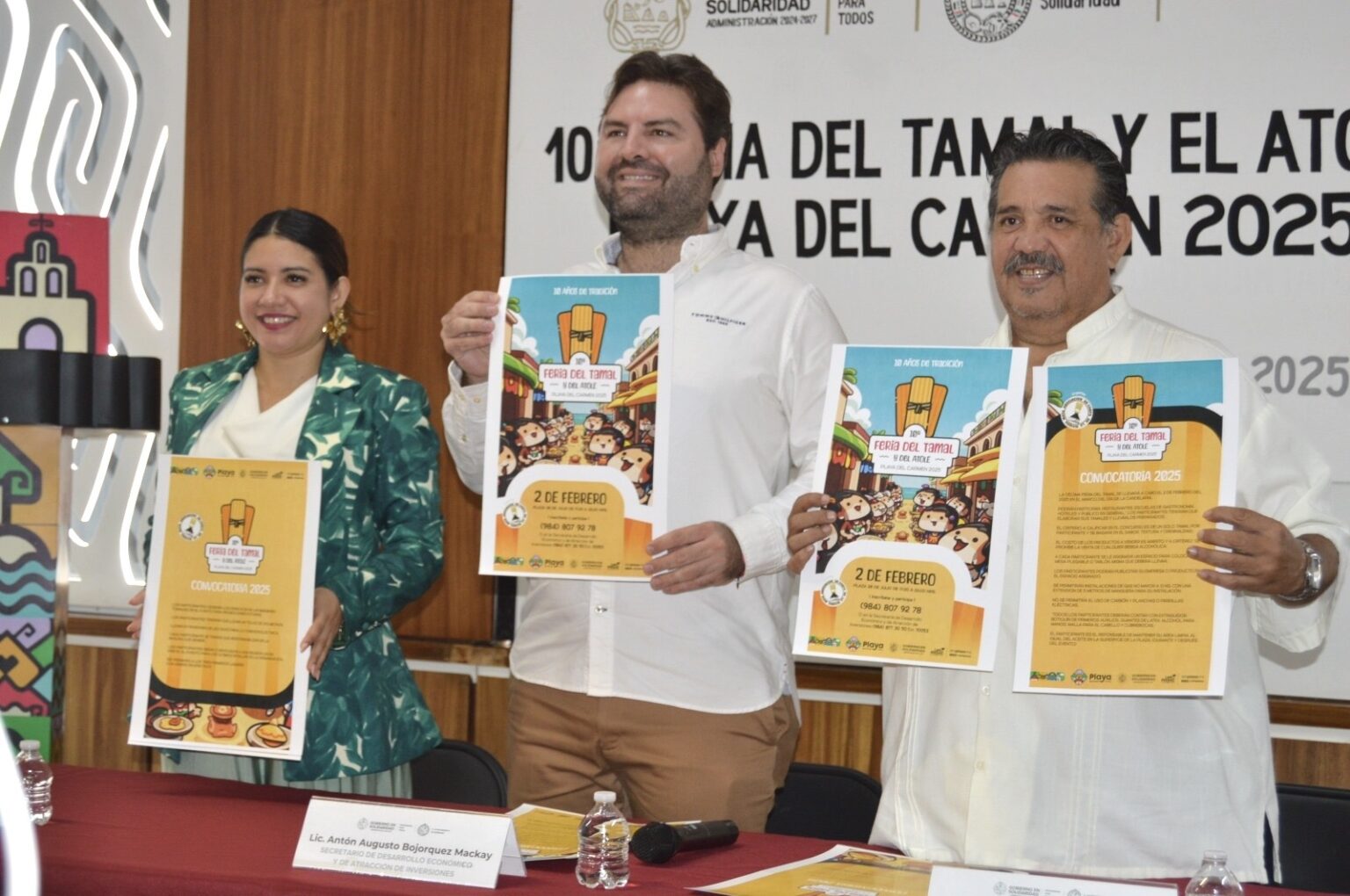 Auguran éxito total de la “10ª Feria del Tamal y del Atole 2025” en Playa del Carmen