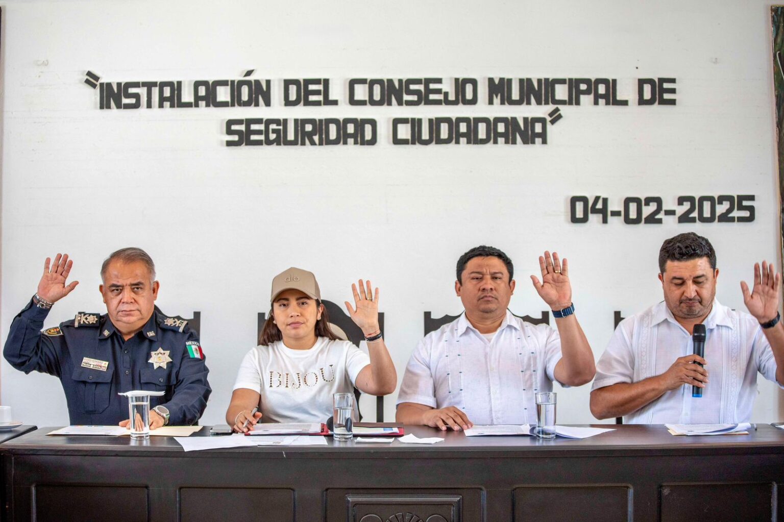 Mary Hernández encabeza instalación del Consejo Municipal de Seguridad Ciudadana en Felipe Carrillo Puerto