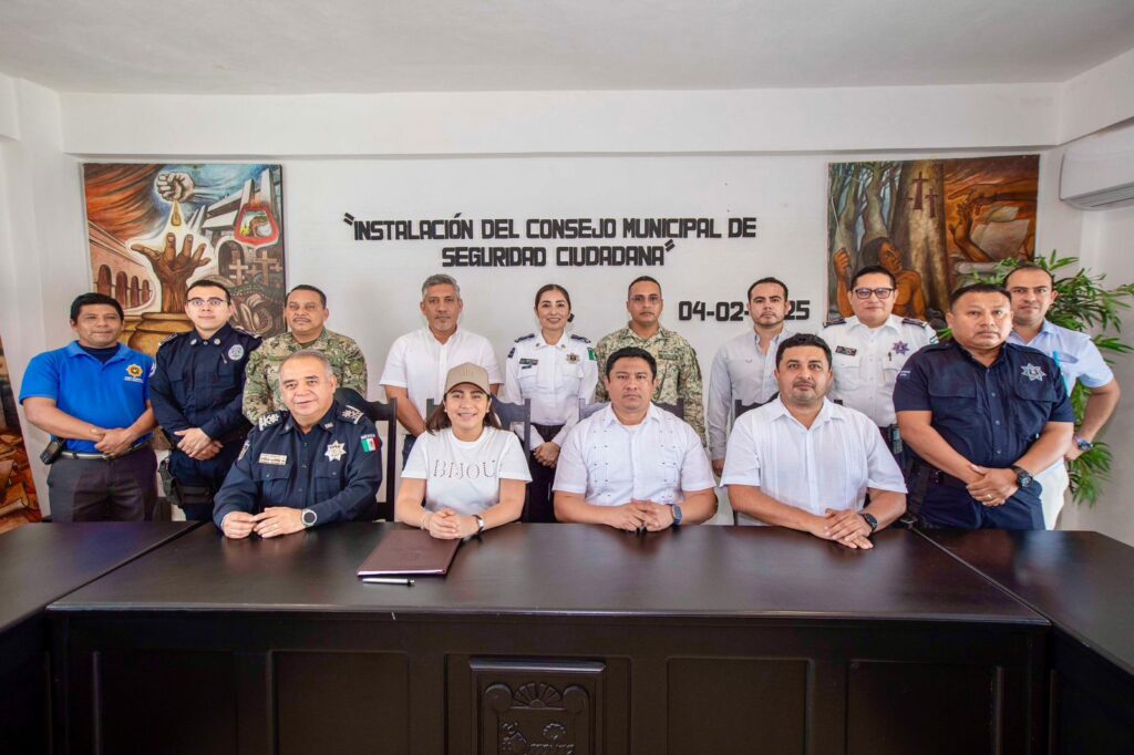Mary Hernández encabeza instalación del Consejo Municipal de Seguridad Ciudadana en Felipe Carrillo Puerto