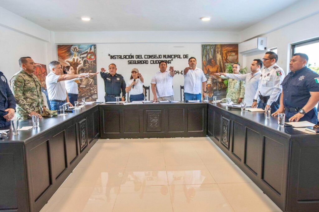 Mary Hernández encabeza instalación del Consejo Municipal de Seguridad Ciudadana en Felipe Carrillo Puerto