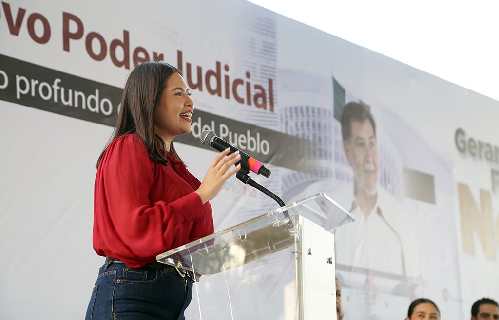 Defendemos el poder del pueblo con reformas al Poder Judicial: Anahí González