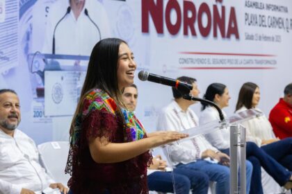 Ratifica Morena y aliados en Poliforum Playa del Carmen el respaldo al Senador Gerardo Fernández Noroña en la Segunda Asamblea de Quintana Roo