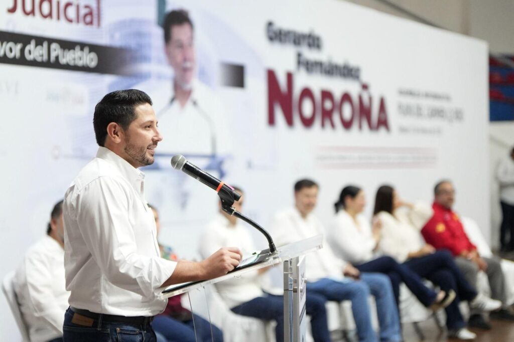 Ahora será el pueblo quien decida, enfatiza Renán Sánchez al acompañar al Senador Fernández Noroña en asamblea informativa sobre la Reforma Judicial