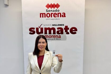 Reafirma Anahí González compromiso de luchar por el pueblo, se reafilia a Morena