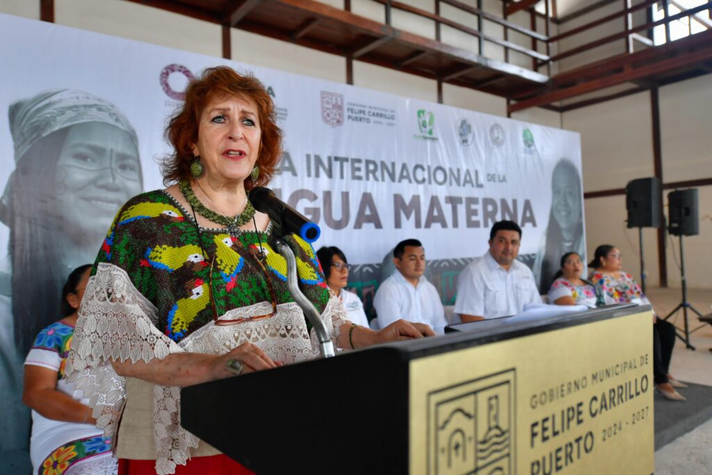 Felipe Carrillo Puerto celebra el Día Internacional de la Lengua Materna con concurso de oratoria en Lengua Maya