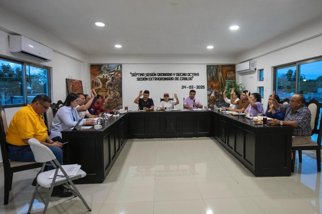 Cabildo de Felipe Carrillo Puerto aprueba modificación presupuestaria y acciones en seguridad pública