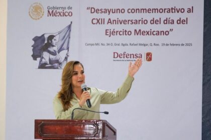 La historia de nuestro Ejército es la historia de la justicia sobre la opresión, de la verdad sobre la mentira, de la patria sobre la traición: Mara Lezama