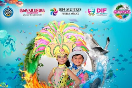 Todo listo para la gran Coronación de los Reyes Infantiles del Carnaval Isla Mujeres 2025