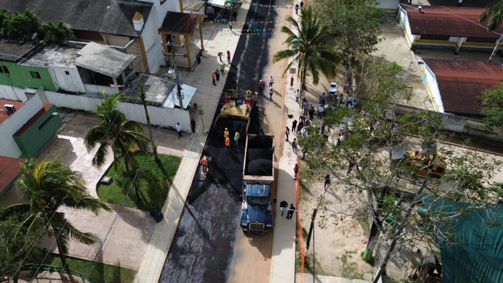 Después de 7 años de abandono Transforma Mara Lezama la Avenida Santa María en Leona Vicario