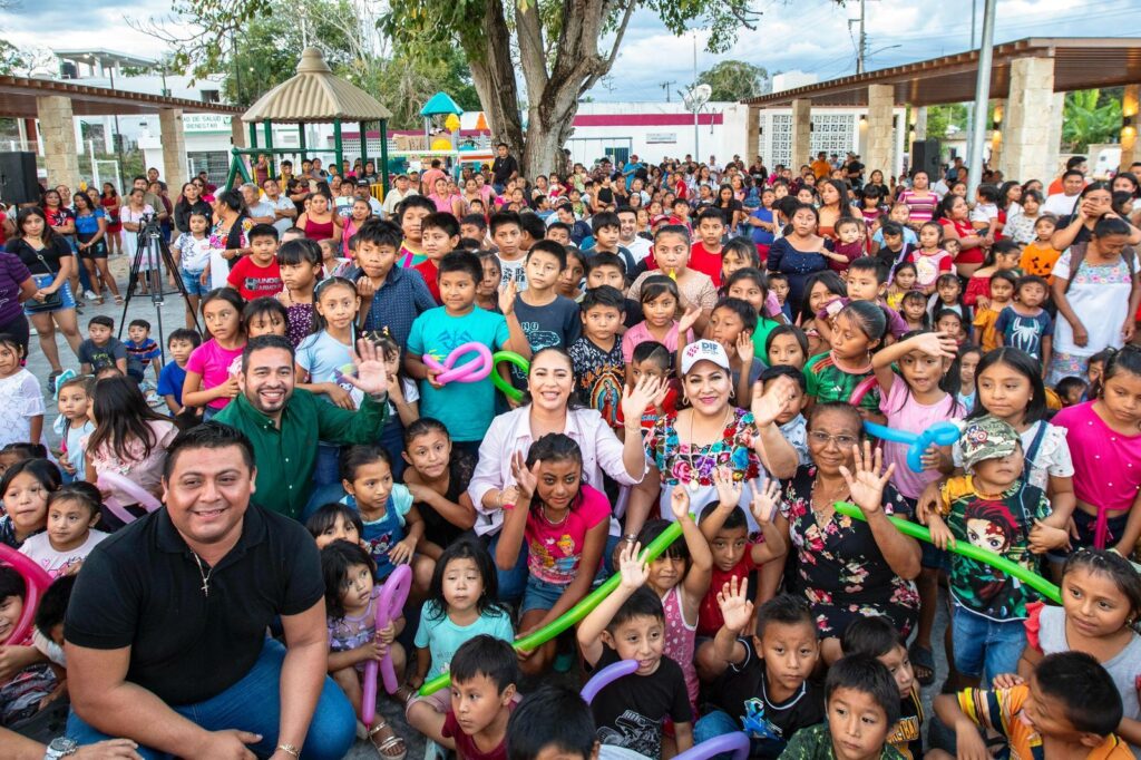 Mary Hernández inaugura el Parque de Tepich y anuncia más obras para la comunidad