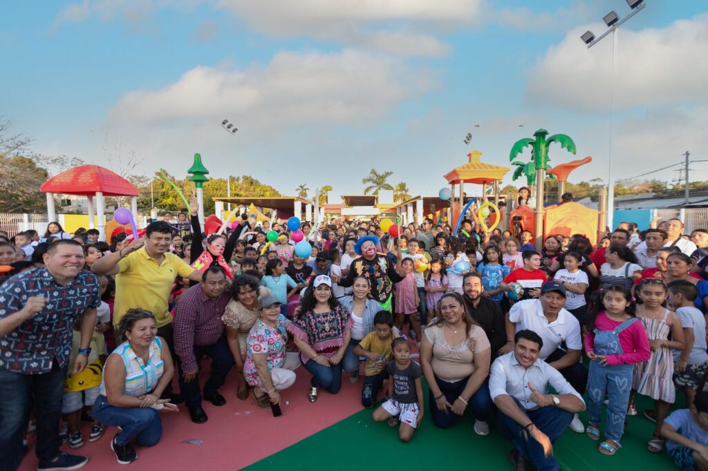 “La Colmena es un proyecto que abracé con todo el corazón”: Mary Hernández inaugura parque en Felipe Carrillo Puerto