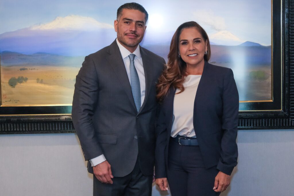 Revisa Mara Lezama coordinación, estrategia y avances de seguridad en Quintana Roo con Omar García Harfuch