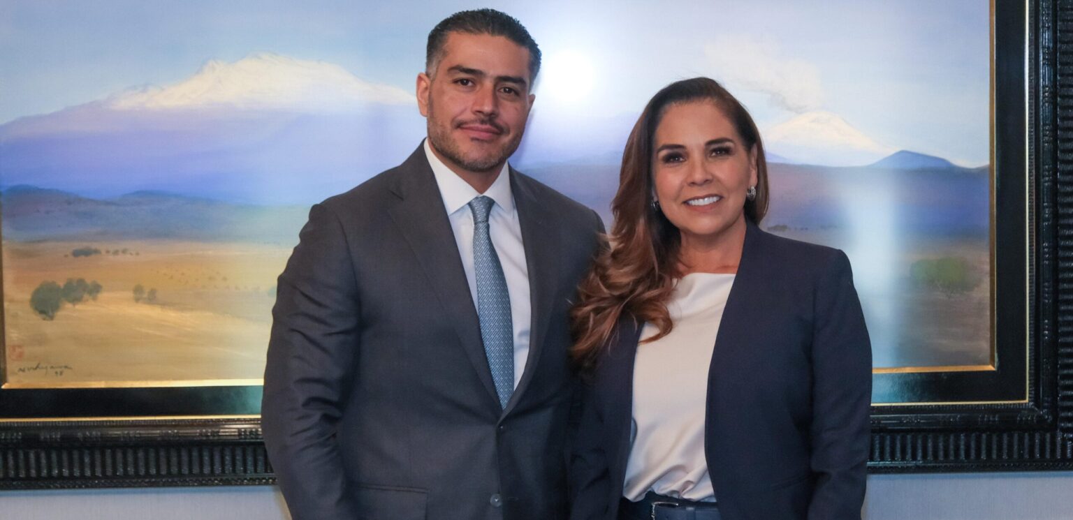 Revisa Mara Lezama coordinación, estrategia y avances de seguridad en Quintana Roo con Omar García Harfuch