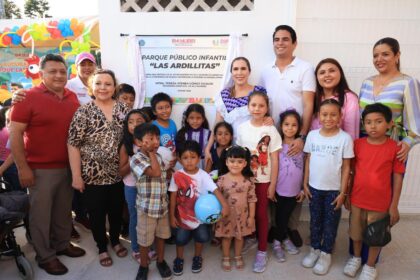 Atenea Gómez Ricalde inaugura el parque Las Ardillitas, el sexto de Ciudad Mujeres