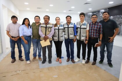 Atenea Gómez Ricalde supervisa los avances del nuevo Centro de Control Comando C2 en Costa Mujeres