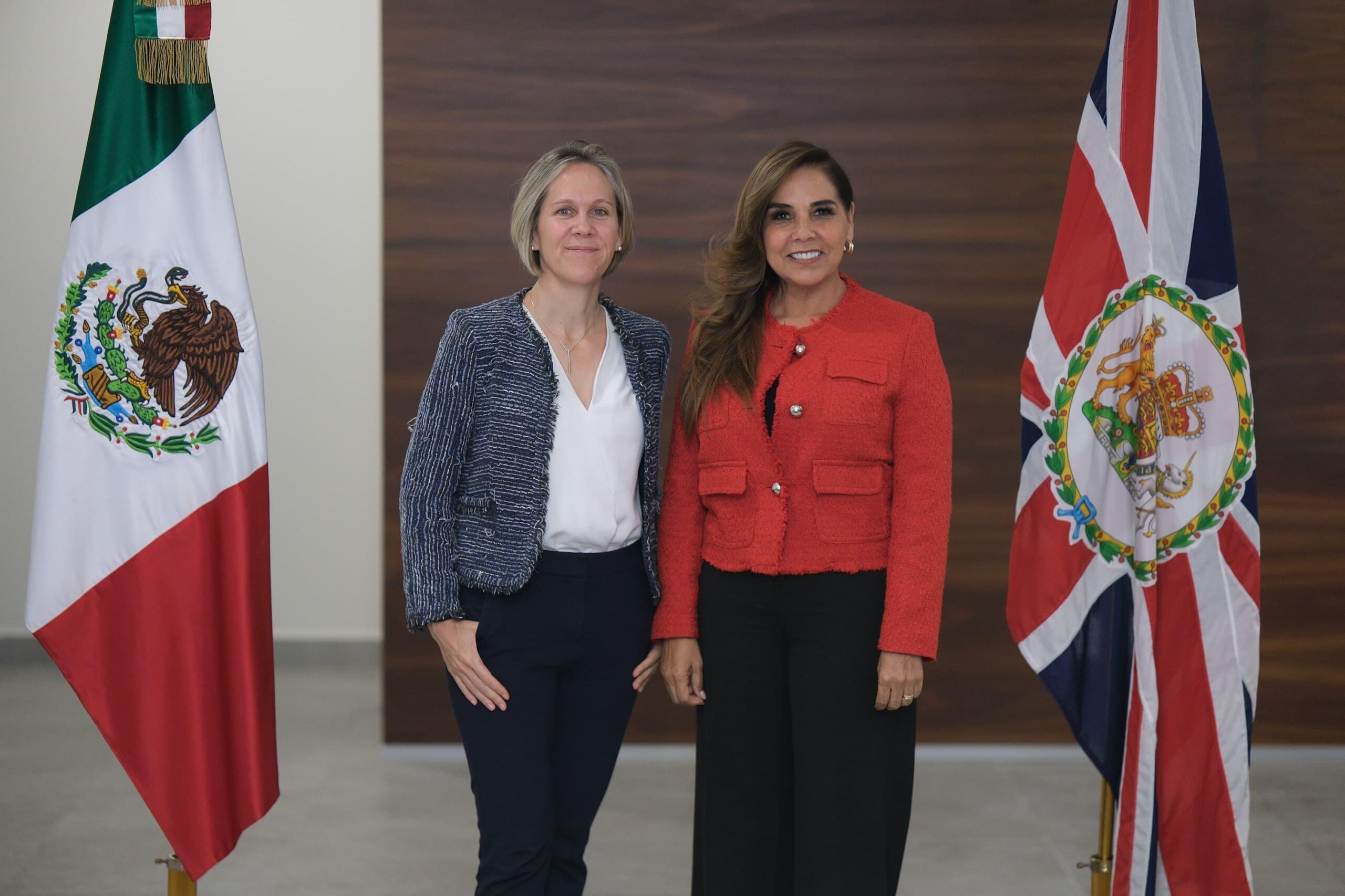 Fortalece Mara Lezama relación diplomática con embajadora británica en México, Susannah Goshko