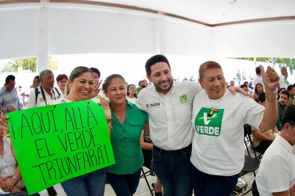 Se fortalece el Partido Verde, rumbo al 2027: Renán Sánchez