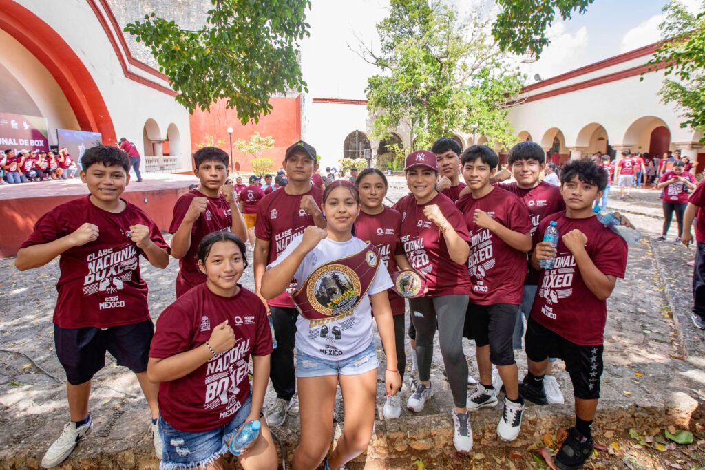 Felipe Carrillo Puerto se suma a la clase nacional de box “Boxeando por la paz”