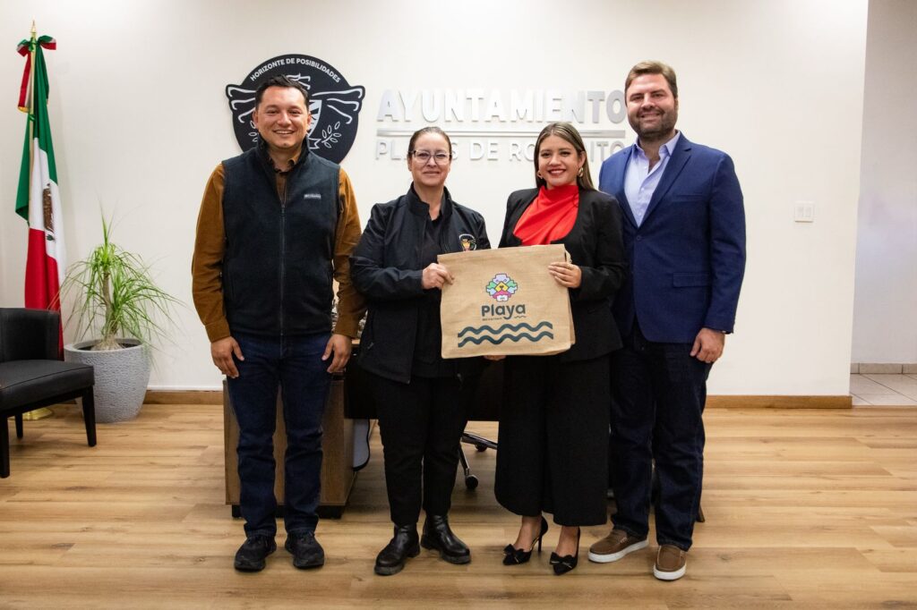 Playa del Carmen consolida lazos de promoción turística: Estefanía Mercado impulsa hermanamiento con Playas de Rosarito