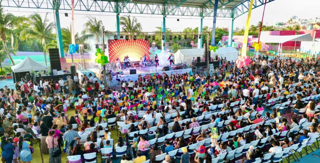 Mara Lezama y Atenea Gómez celebran a la niñez isleña con el Gran Festival del Día del Niño y de la Niña