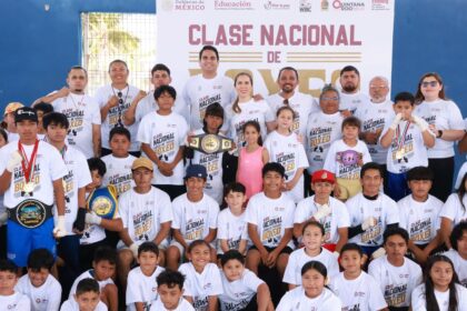 Con gran éxito Isla Mujeres se suma a la clase Nacional de Boxeo “Boxeando por la Paz”