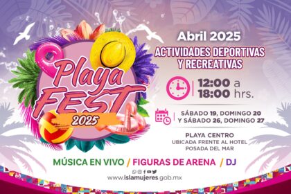 Atenea Gómez Ricalde anuncia el Playa Fest 2025 en Isla Mujeres