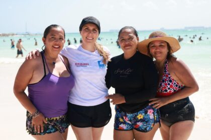 Atenea Gómez Ricalde supervisa playas de Isla Mujeres para brindar una Semana Santa segura y ordenada