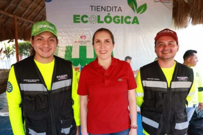 Atenea Gómez Ricalde impulsa cultura del reciclaje con la “Tiendita Ecológica” en Isla Mujeres