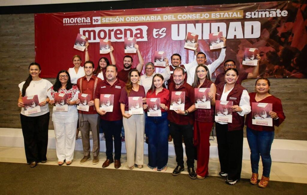 10a Sesión del Consejo Estatal de Morena refuerza la UNIDAD, la CONGRUENCIA y el AVANCE de la TRANSFORMACIÓN en Quintana Roo 