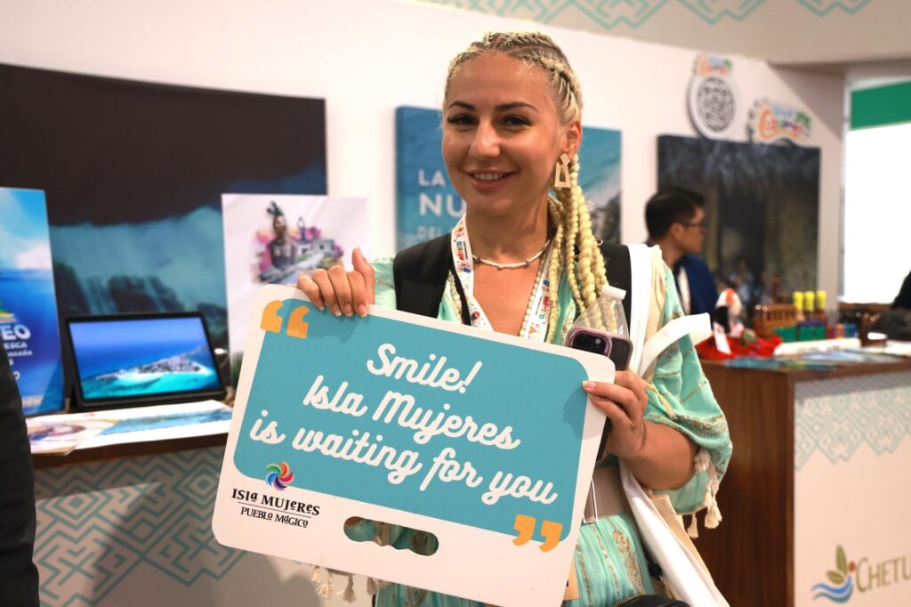 Exitosa participación de Isla Mujeres Pueblo Mágico y Costa Mujeres en el Tianguis Turístico México 2025