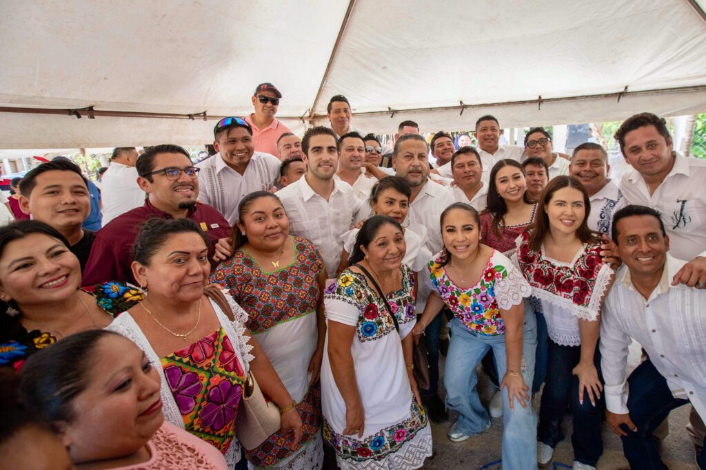 Mary Hernández y Gino Segura refrendan apoyo en Chancah Veracruz