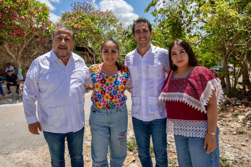 Mary Hernández y Gino Segura refrendan apoyo en Chancah Veracruz