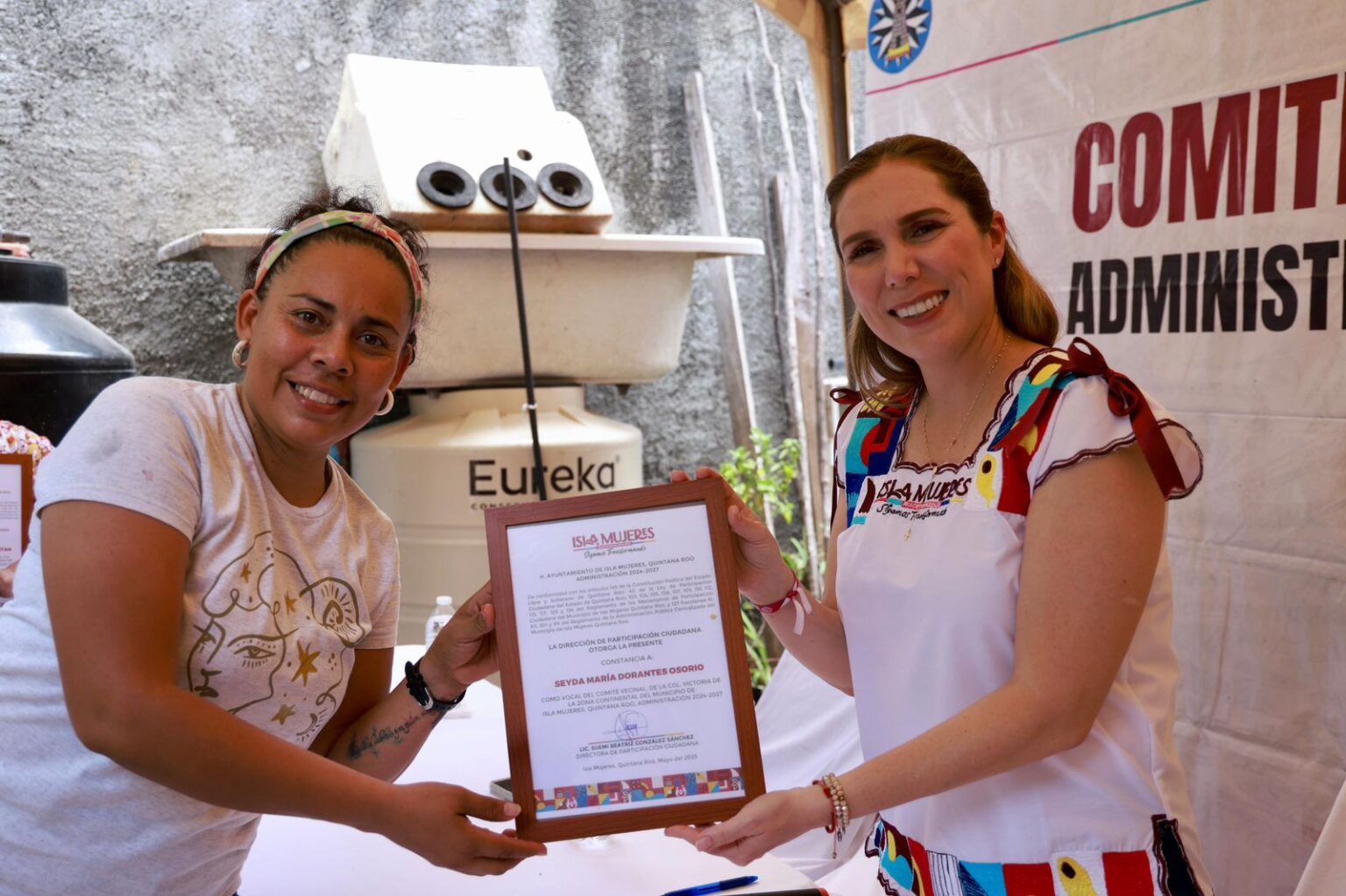 Instalan Comité Vecinal en la Colonia La Victoria para fortalecer la participación ciudadana en Ciudad Mujeres