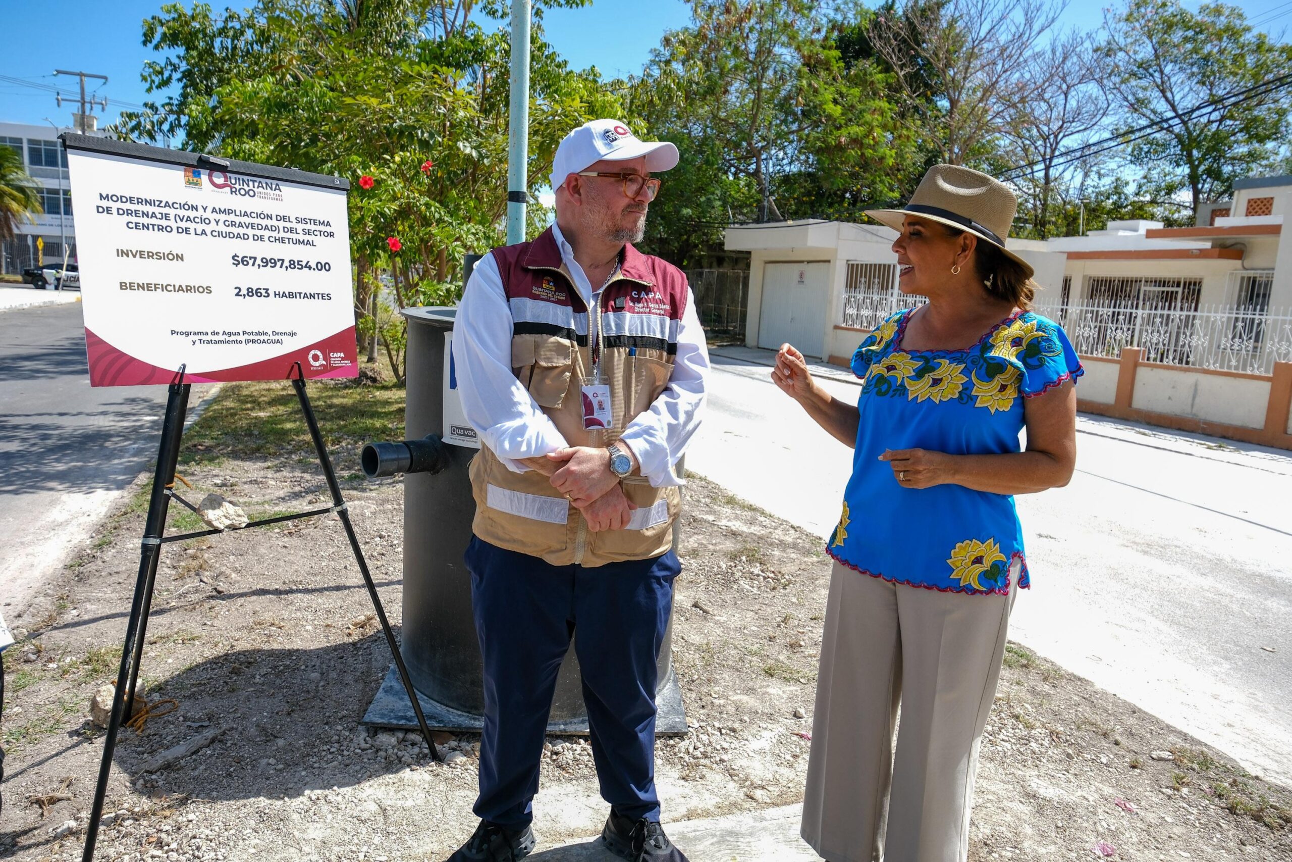 Mara Lezama supervisa histórica rehabilitación del drenaje en Chetumal con tecnología de vanguardia y justicia social