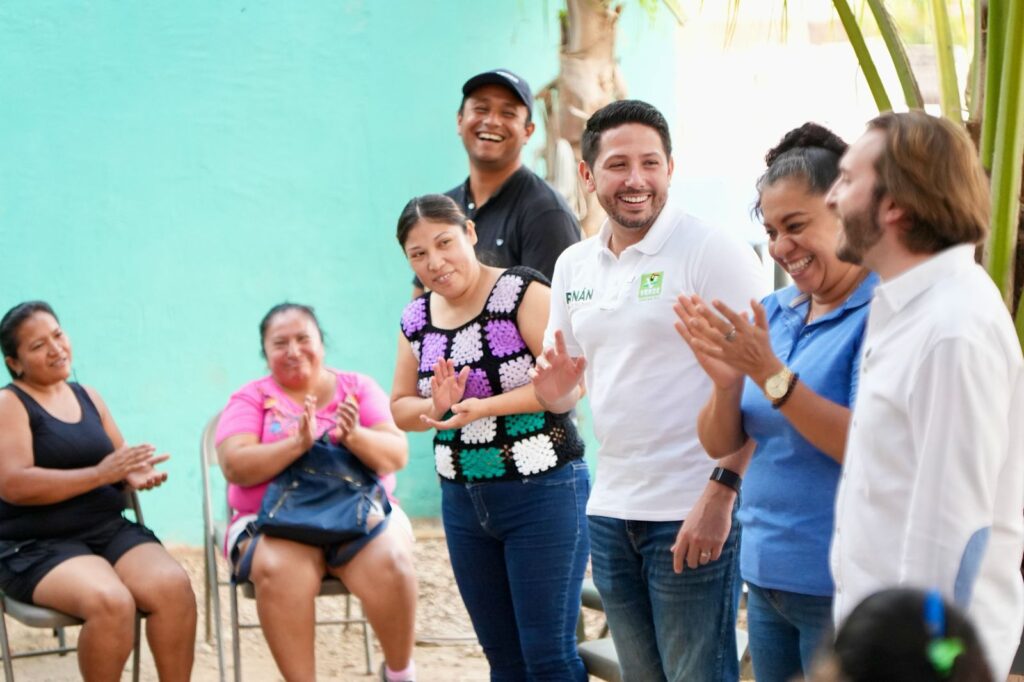 Renán Sánchez Tajonar continúa fortaleciendo a la Familia Verde en Playa del Carmen