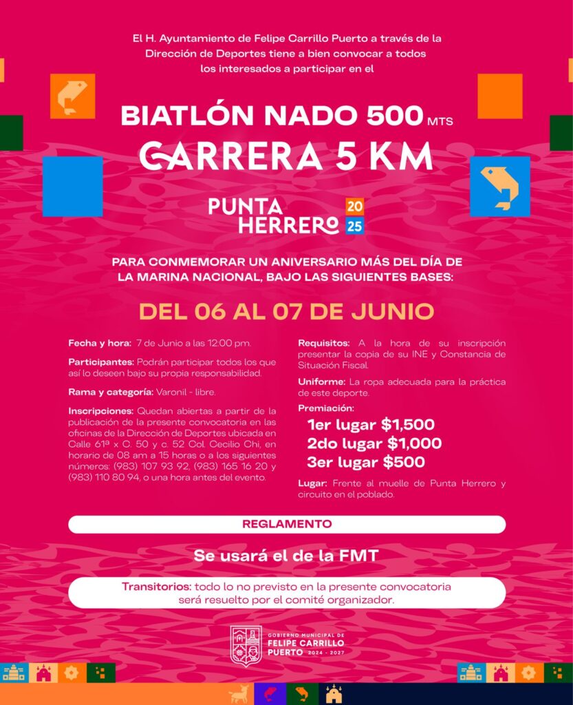 Conmemorará Felipe Carrillo Puerto el Día de la Marina con cinco magnos eventos, anuncia Mary Hernández